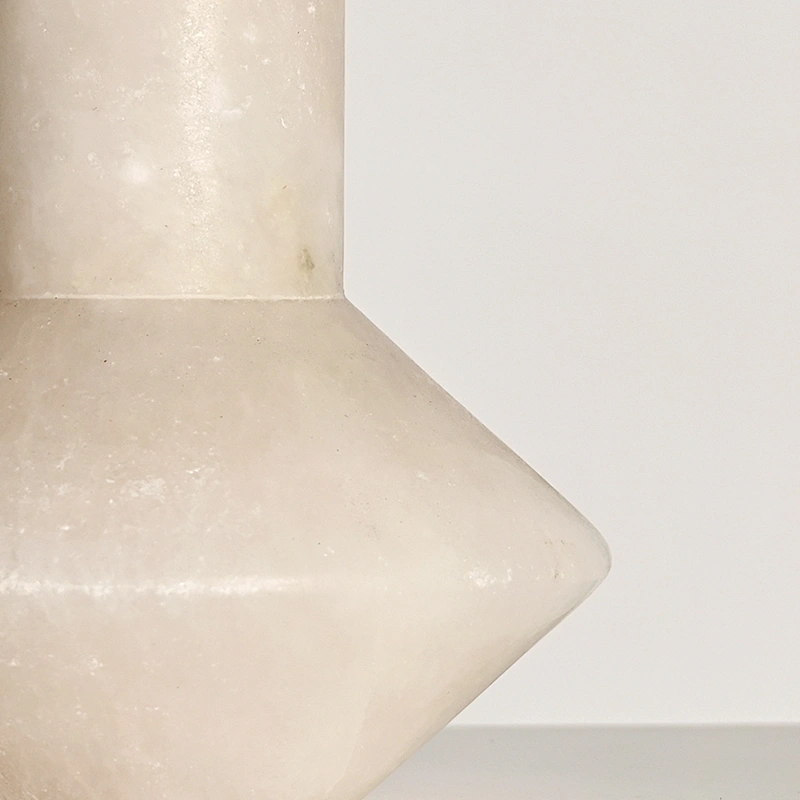 Vintage alabaster stone vase